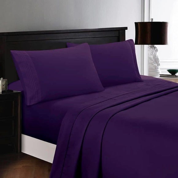 Kate & Co. Other - ⭐️SALE⭐️Full 4pc Purple Bedsheets